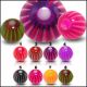 Mix Color Pack Threaded UV Fancy Flowers Acrylic Body piercing Ball