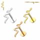 Snake Internally Threaded 316L Surgical Steel Screw Fit Tragus Piercing