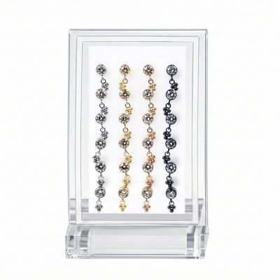 24pcs G23 Titanium Dangling Balls Labret Display Kit-Assorted Colors