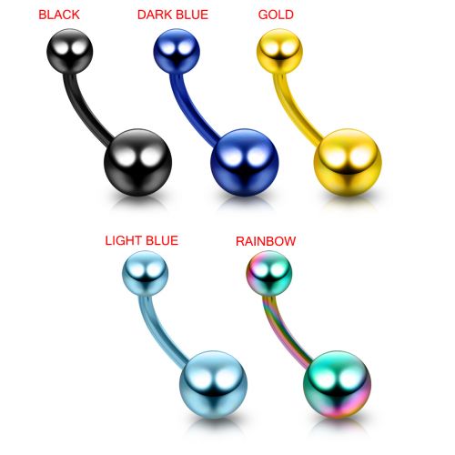 Anodized Surgical Steel Navel Jewelry