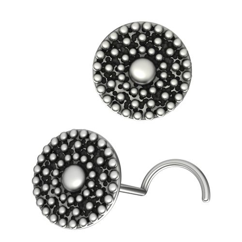 Buy PDY FASHION oxidized nose Pin ring without piercing Press On Combo Pack  of 12 Oxidized Nose Pin Stud Ring Small Size for Women & Girls at Amazon.in
